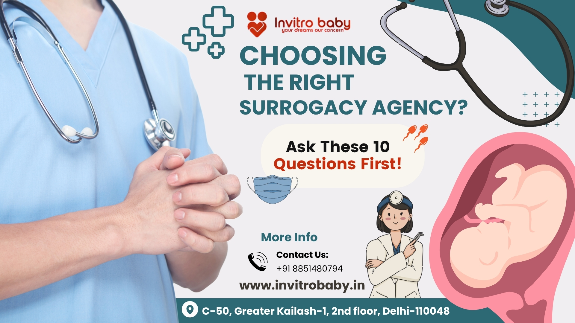 Surrogacy agency Delhi questions: 10 essential questions to ask when choosing an agency.