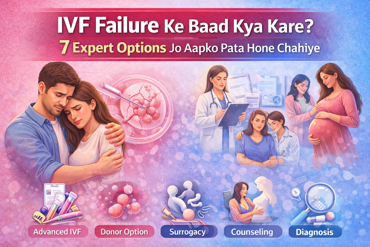 IVF Failure Ke Baad Kya Kare? 7 Expert Options Jo Aapko Pata Hone Chahiye