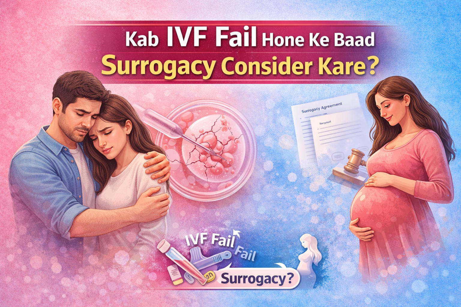Kab IVF Fail Hone Ke Baad Surrogacy Consider Kare?